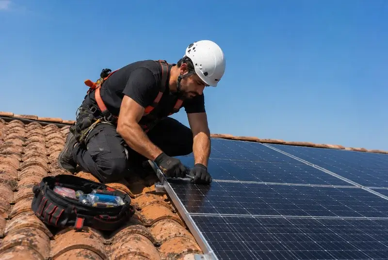 Maintenance et monitoring de panneaux solaires à Notre-Dame-de-Riez